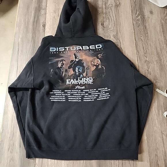 Disturbed "Take Back Your Life" Tour Concert Hoodie Size XL - Picture 4 of 5